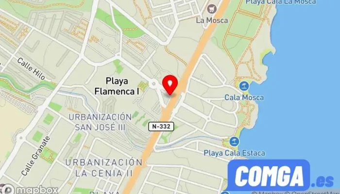mapa de Key Mobile Cerrajeros Cerrajero, Slotenwinkel en Torrevieja