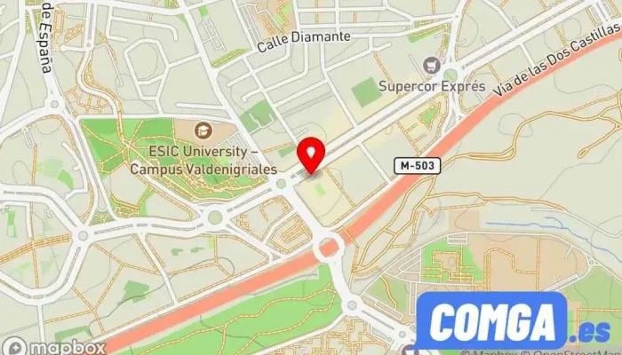 mapa de KILIAN KEYS Servicio de duplicación de llaves en Pozuelo de Alarcón