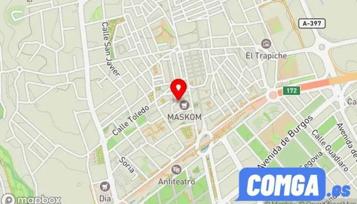 mapa de La Casa De Las Llaves S L Cerrajero en San Pedro Alcántara