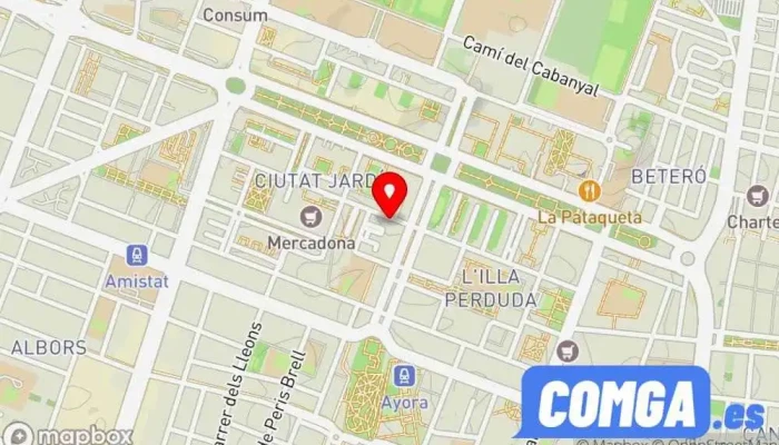 mapa de La Clau D' Alba - delegación Valencia Lock Store, Cerrajero en Valencia