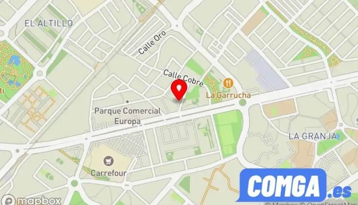 mapa de La Herreria Cerrajeria Forja Cerrajero en Jerez de la Frontera