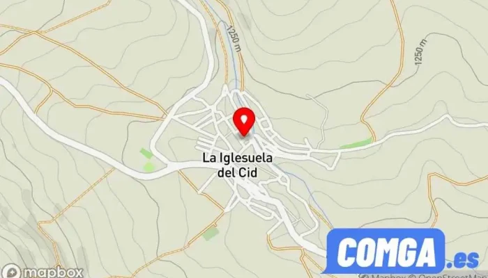 mapa de La Iglesuela del Cid  en La Iglesuela del Cid