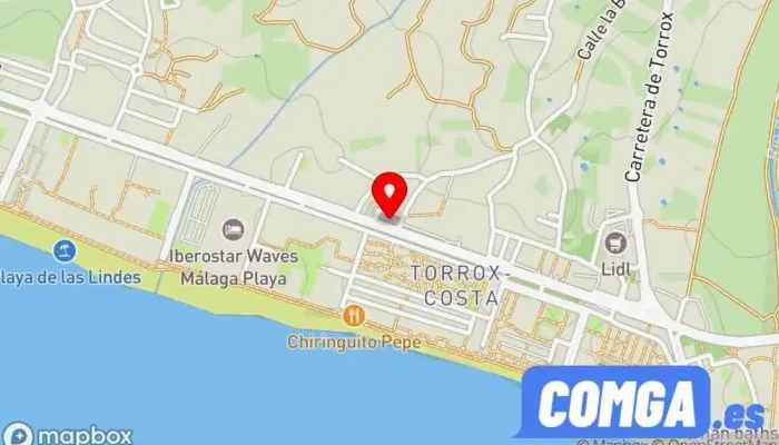 mapa de La Llave Maestra Cerrajero en Torrox