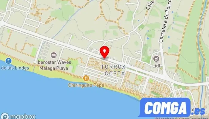 mapa de La Llave Rápida - Cerrajería Cerrajero en Torrox