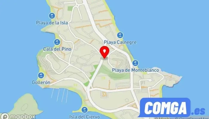 mapa de La Manga  en La Manga