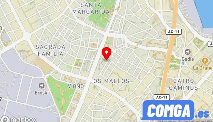 mapa de laboratorio cerrajeria forense Cerrajero en A Coruña