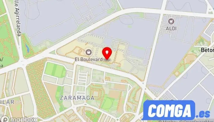 mapa de Llaves Boulevard Servicio de duplicación de llaves, Grabador, Grabador de joyas, Cuchillería, Tienda de reparación de teléfonos móviles, Servicio de afilado, Zapatero, Servicio de limpieza de calzado, Relojería en Vitoria-Gasteiz