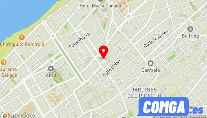mapa de Llaves Escobar Ferretería, Servicio de duplicación de llaves en Sanlúcar de Barrameda