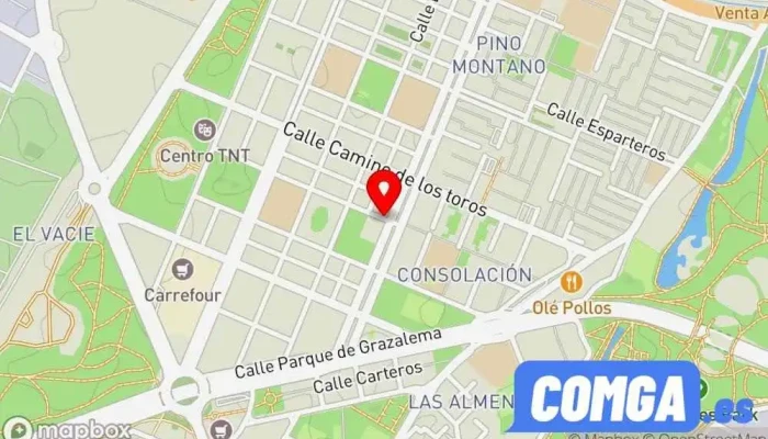 mapa de LLAVES LUQUE Ferretería, Servicio de duplicación de llaves en Sevilla