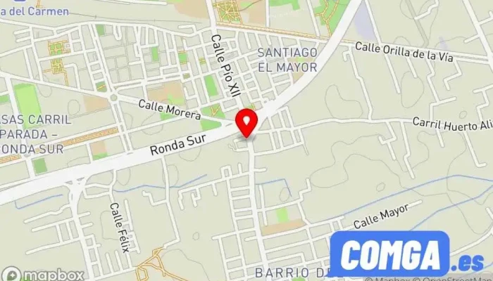 mapa de LLAVES·JM Servicio de duplicación de llaves, Cerrajero en Murcia