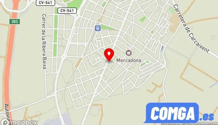 mapa de Lorenzo Navarro Alvarez Cerrajero en Alberic