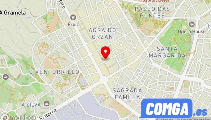 mapa de Los Mañosos Cerrajero, Servicio de duplicación de llaves, Zapatero en A Coruña