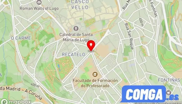 mapa de Lugo  en Lugo