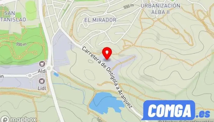 mapa de López y García, cerrajería Cerrajero, Carpintería metálica y de aluminio en Aranjuez