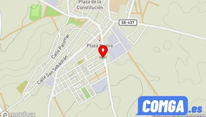 mapa de Manuel Ocaña Cerrajero en El Coronil