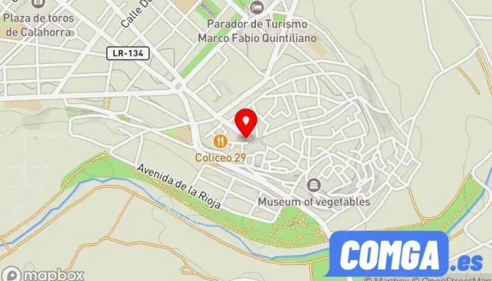 mapa de Marcos Cerrajero. Cerrajero 24h Calahorra. Cerrajero en Calahorra