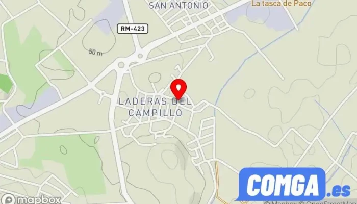 mapa de Martínez Murcia Cerrajería Cerrajero en El Esparragal