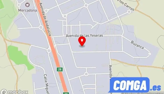 mapa de Matrix Cerrajero, Carpintería metálica y de aluminio en Valdemoro