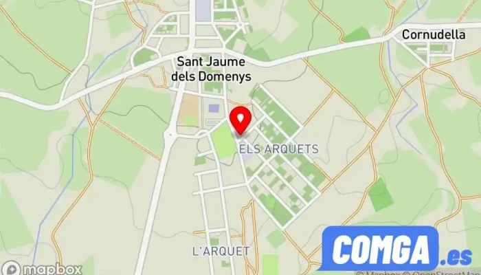 mapa de Maño Manitas Rejas Tarragona Cerrajero en Sant Jaume dels Domenys