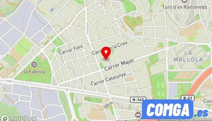 mapa de MC Cerrajeria 24H Cerrajeros | Persianas de Local y Casa | Puertas Blindadas y Acorazadas | Rejas | Puertas de Garaje Instalación de persianas, Proveedor de puertas, Proveedor de puertas para garaje, Cerrajero en Sant Just Desvern
