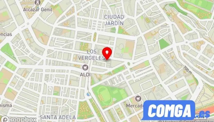 mapa de Mc Servicios Profesionales Cerrajeros Granada Cerrajero, Instalación de persianas, Servicio de seguridad en Granada