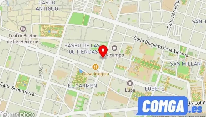 mapa de Mediavilla Cerrajeros Cerrajero en Logroño