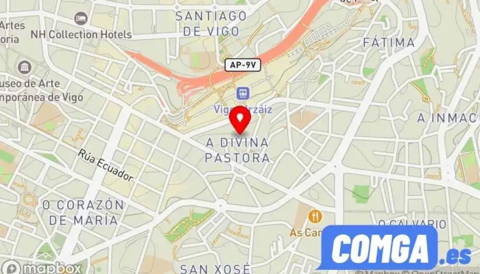 mapa de Medidas Admissíveis Cerrajero, Electricista, Carpintería, Servicio de impermeabilización, Contratista de albañilería, Pintor, Fontanero, Reformas en Vigo