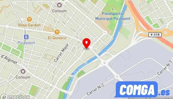 mapa de Medimetalic S L Cerrajero en Picassent