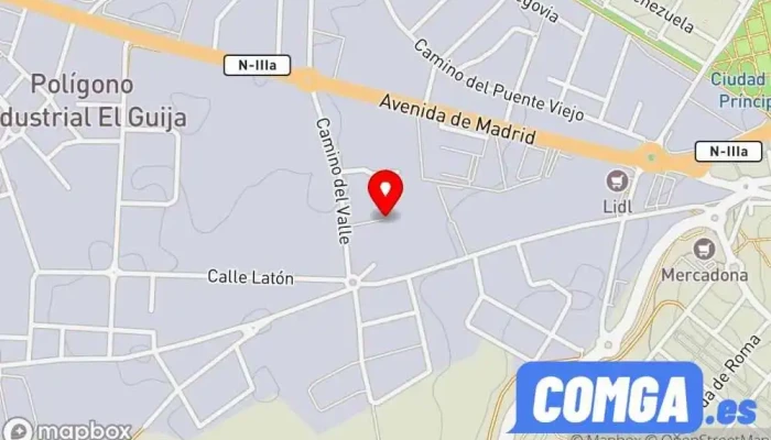 mapa de Metacesa Cerrajero en Arganda del Rey