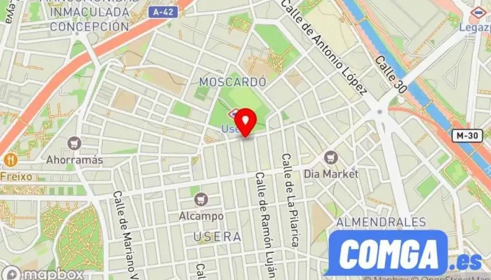 mapa de Metalpark Cerrajería De Metal Cerrajero en Madrid