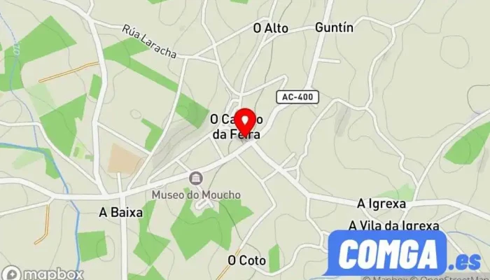 mapa de Metálicas Boquete Cerrajero en Cerceda