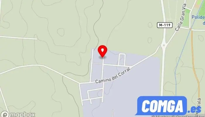 mapa de MIMV Cristalsol Cerrajero, Tienda de artículos de cristal, Empresa de hierros y aceros, Carpintería metálica y de aluminio en Camarma de Esteruelas