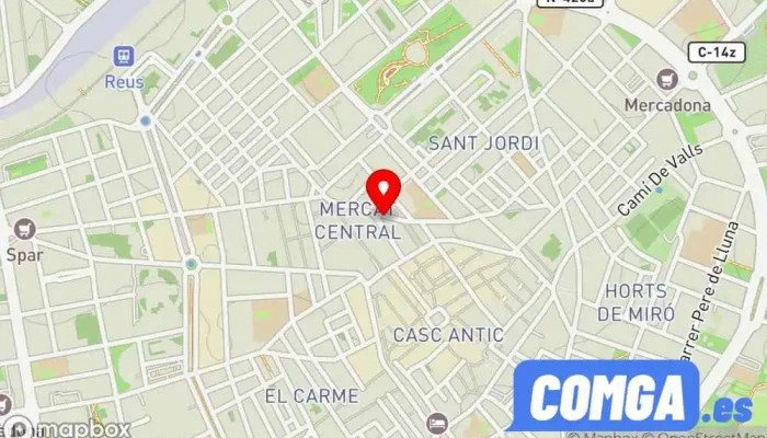 mapa de Moncusi Cerrajero en Reus