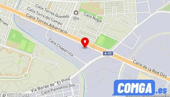 mapa de Montajes y Cerramientos del Sur S.L. Cerrajero en Sevilla