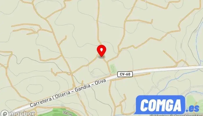 mapa de Montichelvo  en Valencia