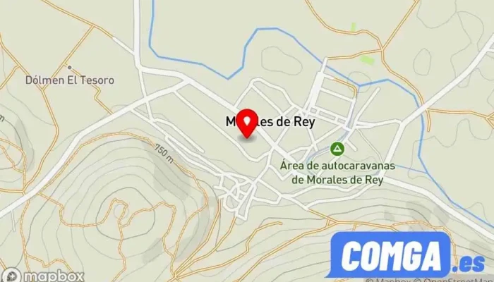 mapa de Morales de Rey  en Morales de Rey