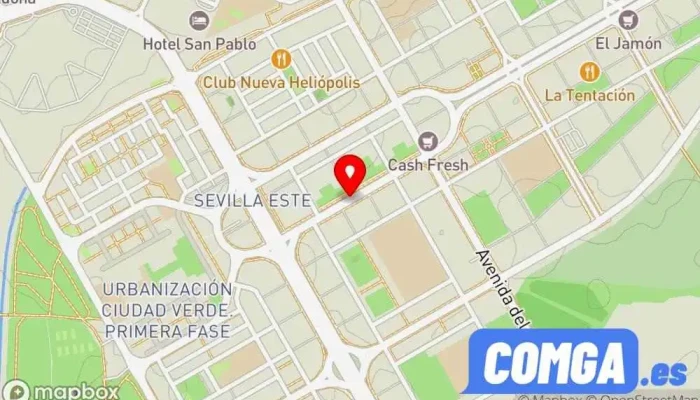 mapa de MR Cerrajeros Sevilla Este Cerrajero, Herrero, Proveedor de puertas, Servicio de duplicación de llaves, Proveedor de buzones de correo, Tienda de cajas fuertes en Sevilla