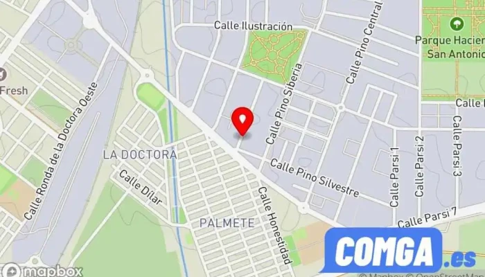 mapa de MR Cerrajeros y Herrería Sevilla 24h Cerrajero, Herrero, Proveedor de sistemas de seguridad en Sevilla