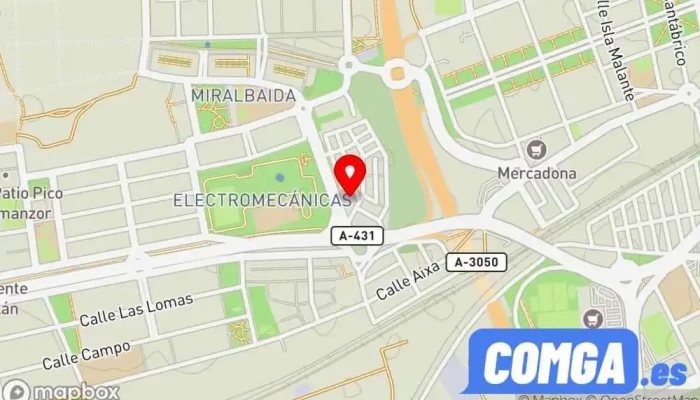 mapa de Multiservicios El Santo Cerrajero, Electricista, Fontanero en Córdoba