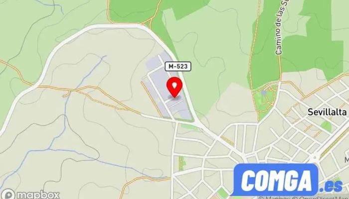 mapa de Multiservicios Fraston sl Cerrajero en Sevilla la Nueva