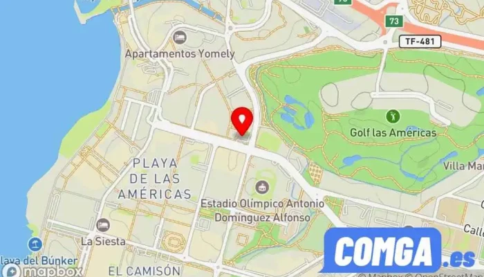 mapa de Mundo Llave Cerrajero en Playa de la Américas