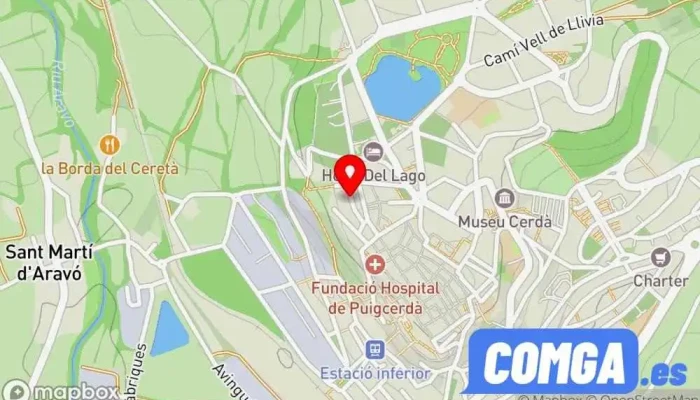 mapa de Munmetal Serrallers Sl Cerrajero en Puigcerdà