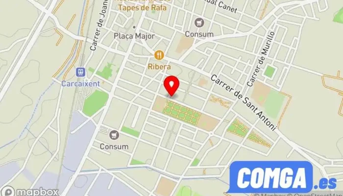mapa de Más Que Cerrajeros Cerrajero en Carcaixent
