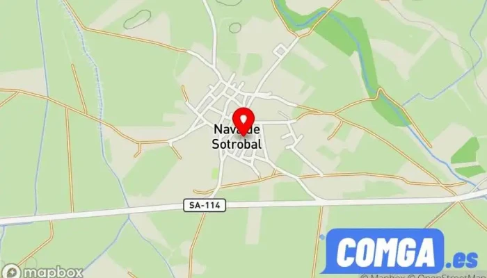 mapa de Nava de Sotrobal  en Nava de Sotrobal