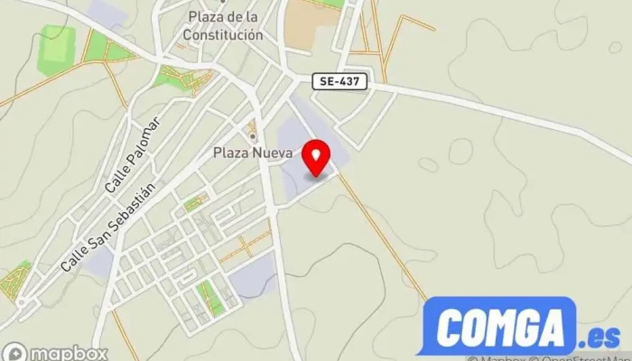 mapa de Nene S.l. Cerrajeria Y Maq. Agricola Cerrajero en El Coronil