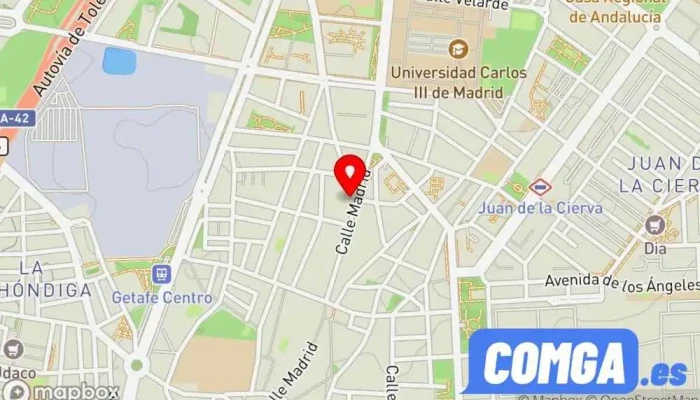 mapa de Núñez Cerrajeros Cerrajero en Getafe