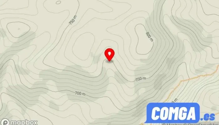 mapa de Peralta de Calasanz  en Huesca