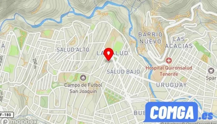 mapa de Point Fort Fichet Cerrajero en Santa Cruz de Tenerife