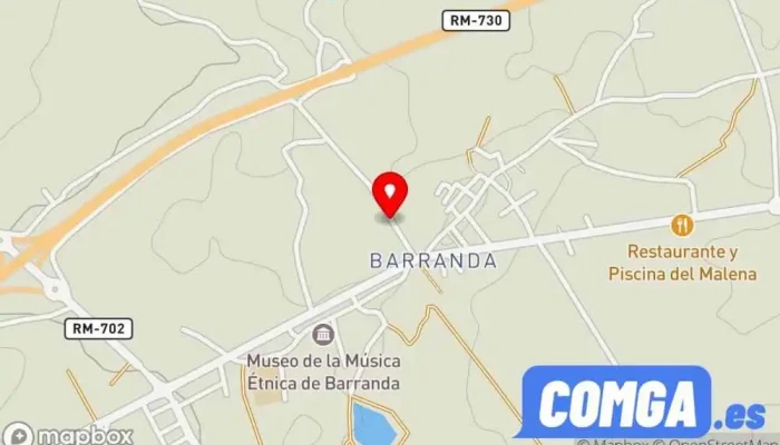 mapa de Prensacar Tokens Slu Cerrajero en Barranda