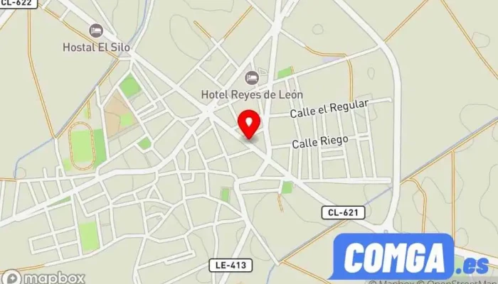 mapa de Puertas Álvarez y pozo | Muebles de cocina, puertas y cerrajería en León Tienda de muebles de cocina, Carpintería, Interiorista, Cerrajero en Santa María del Páramo